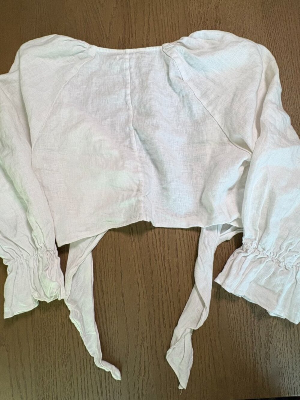 Reformation Hummingbird Linen Top | M - Picture 3 of 6